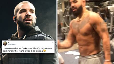 drake bulge|Drake shows off his new body sparking fan reactions on Twitter